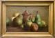 Old Paintings, Still Life With Pears, Circa 1900