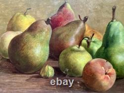Old Paintings, Still Life with Pears, Circa 1900