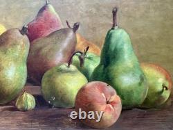 Old Paintings, Still Life with Pears, Circa 1900