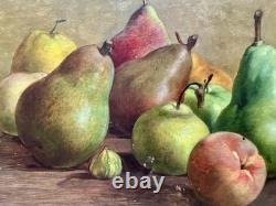 Old Paintings, Still Life with Pears, Circa 1900