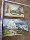 Old Paris Paintings Oil On Wood Lot Of 2 Years 85 And 86 Signed T Erika
