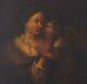 Old Religious Painting Antique Painting Mother And Child Painting, Angel