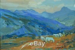 Old Table Mountain Pyrenees Flock Col D'aspin Tourmalet F. Mengelatte