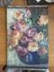 Old Large Oil Painter's Palette On Wood