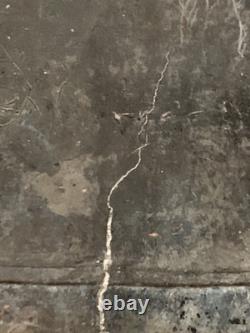 Old mixed-media oil painting, sculpture, horse and rider, signed Revest Old mixed-media oil painting, sculpture, horse and rider, signed Revest