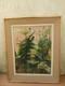Old Oil Painting On Wood: Landscape With Bridge And River, Signed R. Faure
