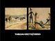 Old Painting Oil Landscape Horses Camargue Genre Scene Circus People