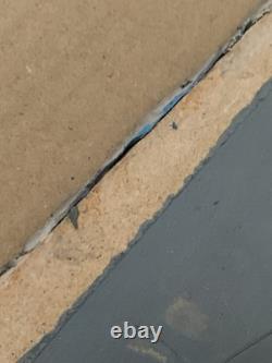 Old painting oil mixed composition sculpture portrait child motif moldings