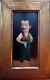 Old Painting Oil On Panel Caricature Signed G. Viardot From 1893