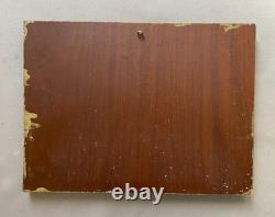 Old signed painting, still life, oil on panel, painting, 20th century