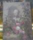 Old Small Oil Painting On Wood, Lyonnaise School, 19th Century, Fauna In A Park
