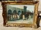 Oriental Oil On Board Signed Vincent Manago Scene Of A Souk In The Maghreb