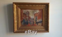 Orientalist Scene Empire Style Frame With Gold Leaf