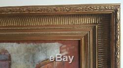 Orientalist Scene Empire Style Frame With Gold Leaf