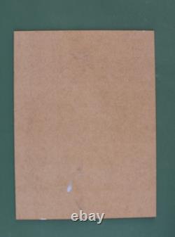 Original painting oil on wood panel The snow from my window