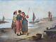 Painting Xixth/xxth-g. Lucan-return From Fishing On The Napolitan Coast (italy)