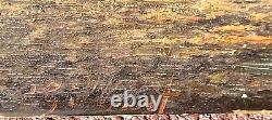 PIERRE JULIEN GILBERT. Animated Marine Landscape Oil Painting on Wood Panel