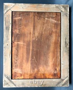 Painting 1889 Cabaret Scene Monk Drinker signed A. Vicentini