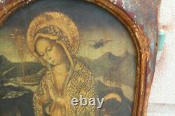 Painting Ancient Painting Icon Maternity Portrait Virgin To Child