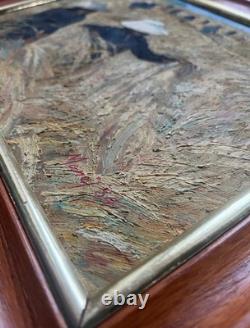 Painting HSP Landscape of the Harvest of Vietnam signed ManoJ 1984