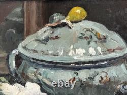 Painting HSP Still Life with Roses by Yvonne Vonnot-Viollet Le Duc 1936