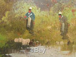 Painting Landscape E. Dupuy Eugene Galien-laloue (1854-1941) + Cadre