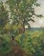 Painting Landscape Underwood And Sea Painting Oil On Canvas Georges Lattes Xxeme