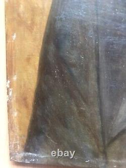 Painting Original Oil Painting By V Simon Portrait Henri Mordacq (1868-1943)