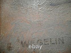 Painting Painting Emile Wegelin Landscape Winter Countryside Snow Winters