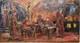 Painting Panel 20th Century Jean Lair Tavern Scene Rare Old Expressionism