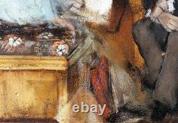 Painting, Piano, Music, Impressionism, Interior Scene, France