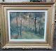 Painting By Paul Fenasse Oil On Canvas Underbrush 20th Century