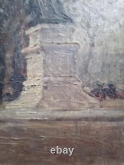 Painting of Paris Statue Oil