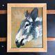 Painting Of The Donkey Signed J F Louis Merlet Oil On Wood Panel