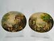 Pair Of Small Italy Italian Pannels Purpose 19th Miniature Tables