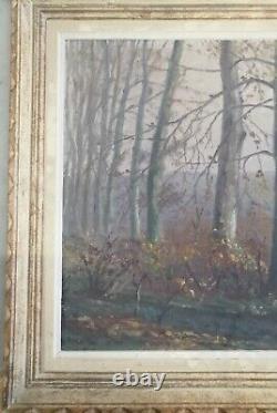 Pair Paintings Oil Painting On Wood 1900, Saint Saëns, Famous Pianist