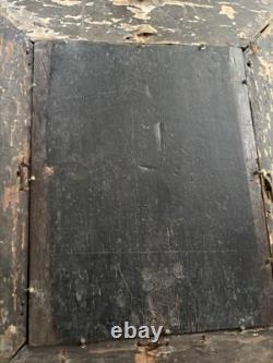 Pair of Antique Paintings The Return from the Hunt 18th Century on Wood Holland