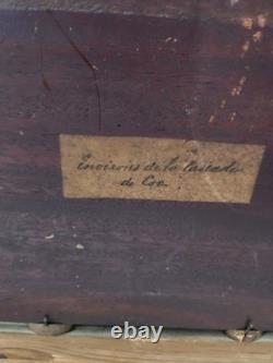 Pair of oil paintings on wood