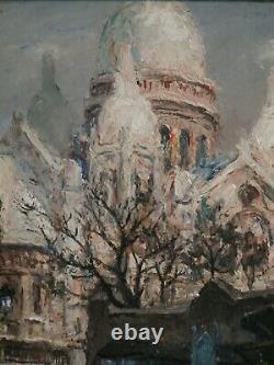 Paris, Montmartre, Sacre Coeur, 1955. Table Of Georges Filiberti (1881-1970)