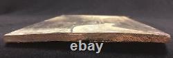 Paris Street Lighting Bourgeois Lantern and Fountain Painting on Wood 19th Century