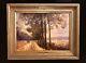 Paul Flaubert (1928-1994) Landscape With Trees Oil On Panel Signed