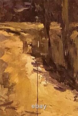 Paul Flaubert (1928-1994) Landscape with Trees oil on panel signed