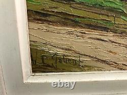 Paul Gobert 1891-1963 Painting Oil On Wood Isère 38 Love Island