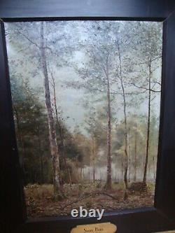 Paul Gondrexon, Oil On Canvas, Underwood, Effect Of Morning 1890. Ardennes