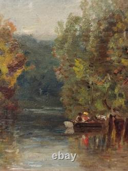 Paul Huet (1803-1869) Oil on canvas Underbrush with a pond