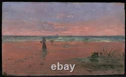 Pierre Léonce Furt Painter Bordeaux Marine Painting Sea Beach Sunset