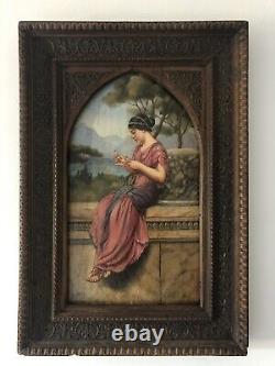 Portrait Hsb Circa 1920-1930 After A Painting Of Jw Godward Neo Antique