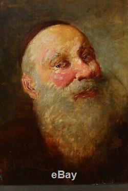 Portrait Of A Smiling Monk, Bernard Louis Borione (1865-)