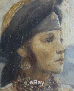 Portrait Orientalistede Kurdish Georges C. Michelet 1873