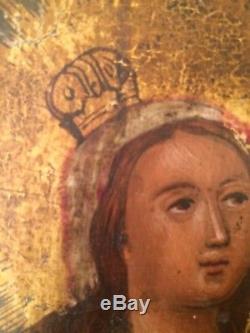 Portrait St. Catherine Of Alexandria Tempera On Wood Time To Determine